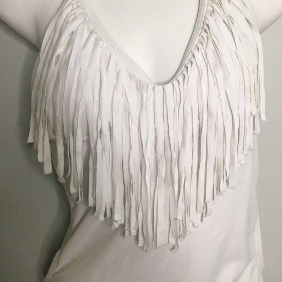 One Piece White Swimsuit - Item#89 - Picture 4 of 7